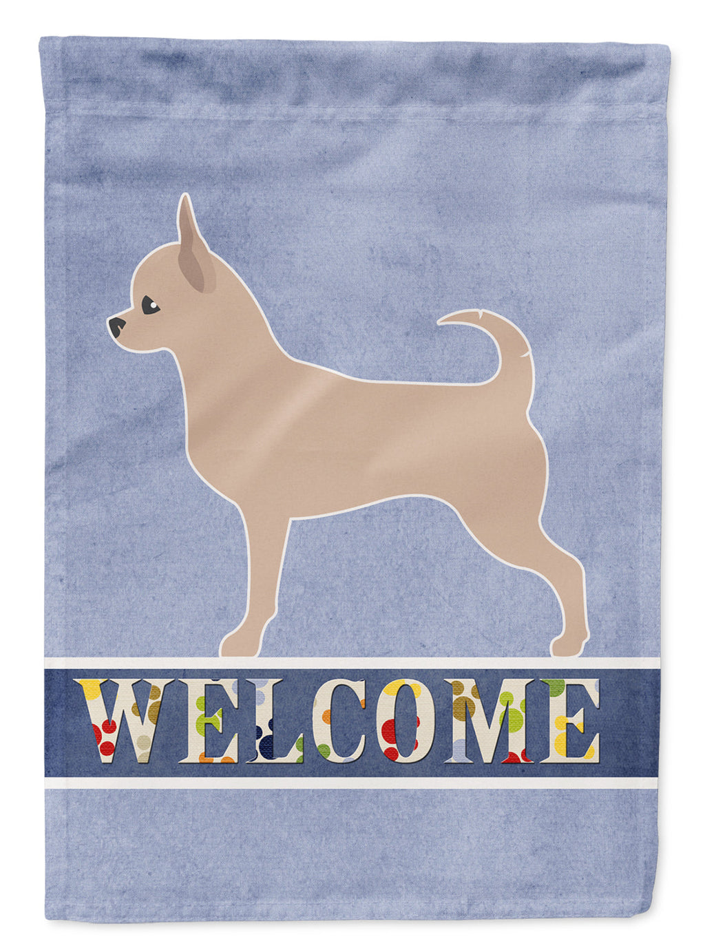 Chihuahua Welcome Garden Flag Mailbox Decorative Yard Banner Outside Patio Artwork for Flower Beds, Garden Size, Multicolor