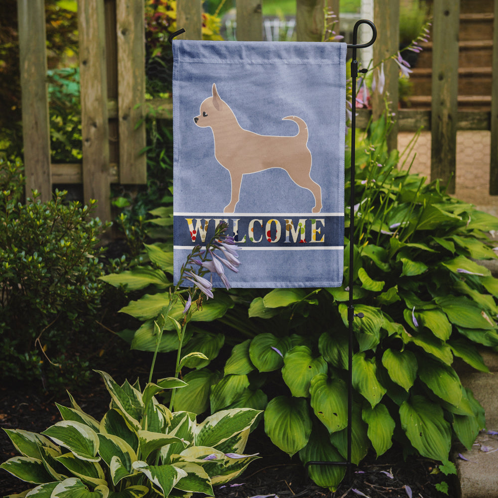 Chihuahua Welcome Garden Flag Mailbox Decorative Yard Banner Outside Patio Artwork for Flower Beds, Garden Size, Multicolor