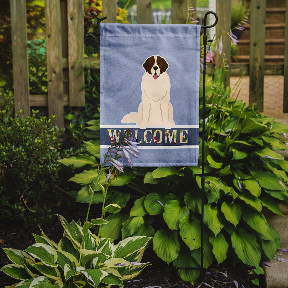 Moscow Watchdog Welcome Garden Flag Mailbox Decorative Yard Banner Outside Patio Artwork for Flower Beds, Garden Size, Multicolor