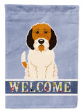 Petit Basset Griffon Veenden Welcome Garden Flag Mailbox Decorative Yard Banner Outside Patio Artwork for Flower Beds, Garden Size, Multicolor