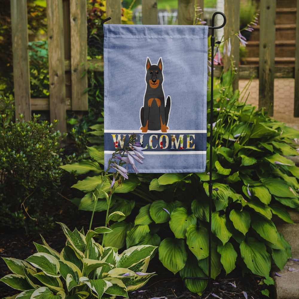 Beauce Shepherd Dog Welcome Garden Flag Mailbox Decorative Yard Banner Outside Patio Artwork for Flower Beds, Garden Size, Multicolor