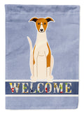Whippet Welcome Garden Flag Mailbox Decorative Yard Banner Outside Patio Artwork for Flower Beds, Garden Size, Multicolor