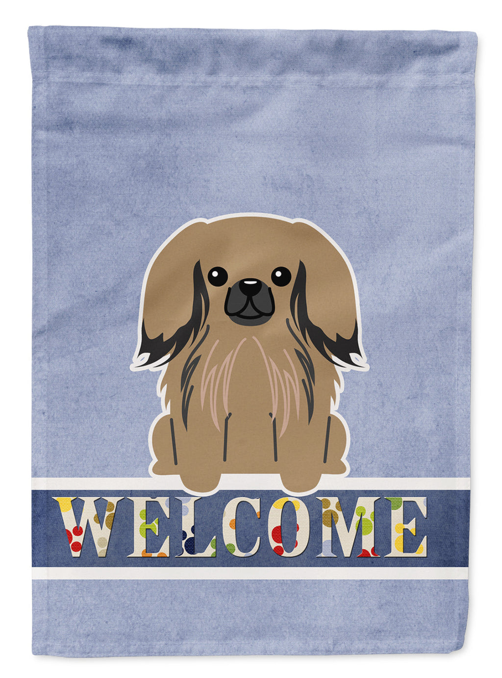 Pekingese Tan Welcome Garden Flag Mailbox Decorative Yard Banner Outside Patio Artwork for Flower Beds, Garden Size, Multicolor