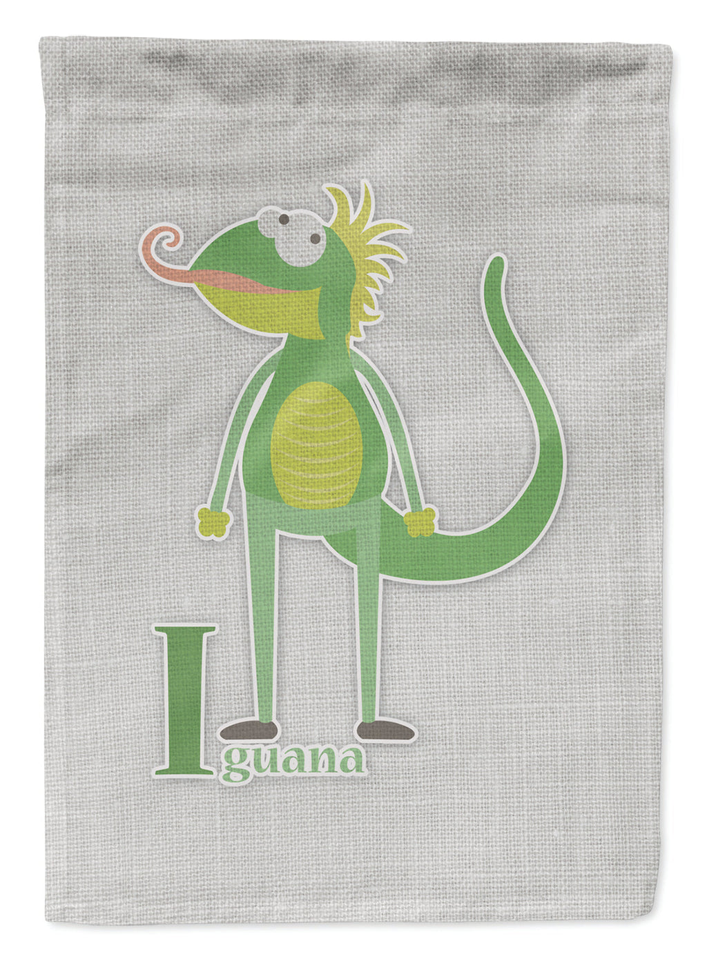 Alphabet I for Iguana Garden Flag Mailbox Decorative Yard Banner Outside Patio Artwork for Flower Beds, Garden Size, Multicolor