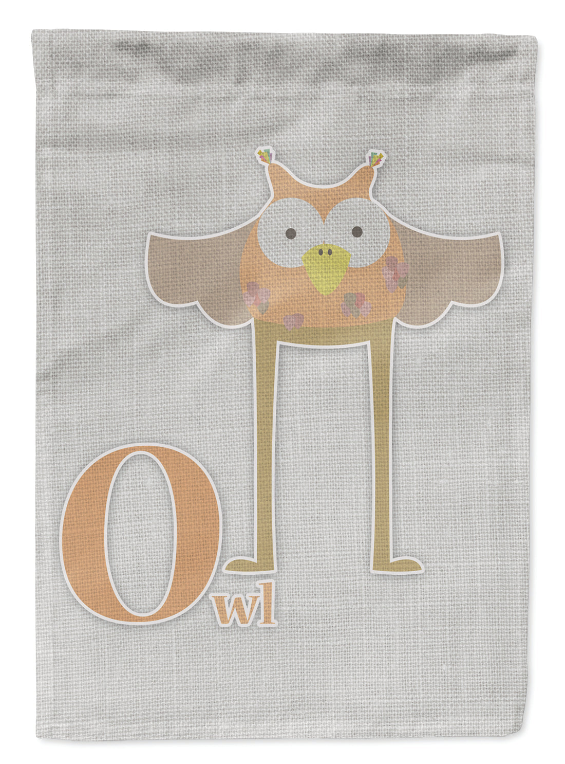 Alphabet O for Owl Garden Flag Mailbox Decorative Yard Banner Outside Patio Artwork for Flower Beds, Garden Size, Multicolor