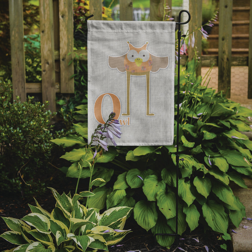 Alphabet O for Owl Garden Flag Mailbox Decorative Yard Banner Outside Patio Artwork for Flower Beds, Garden Size, Multicolor