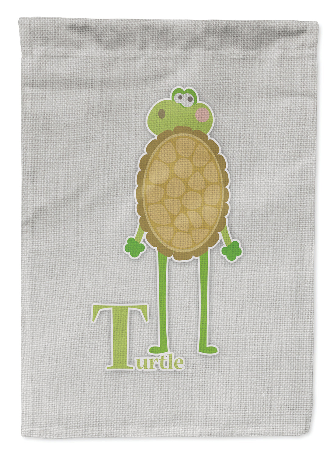 Alphabet T for Turtle Garden Flag Mailbox Decorative Yard Banner Outside Patio Artwork for Flower Beds, Garden Size, Multicolor