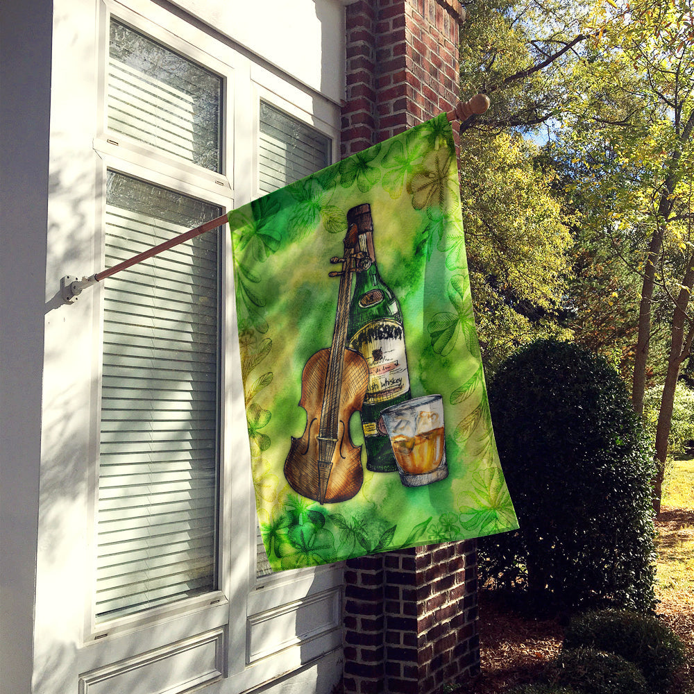 Irish Whiskey and Music Flag Canvas House Size BB5766CHF