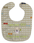 Too Cute Golden Retriever Baby Bib BB5774BIB