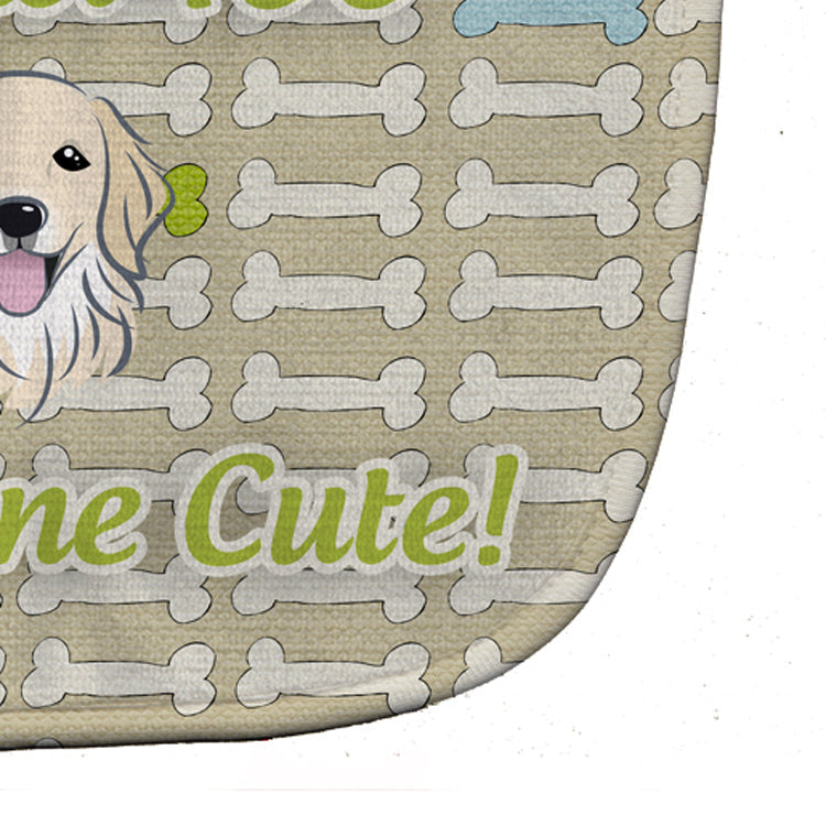 Too Cute Golden Retriever Baby Bib BB5774BIB