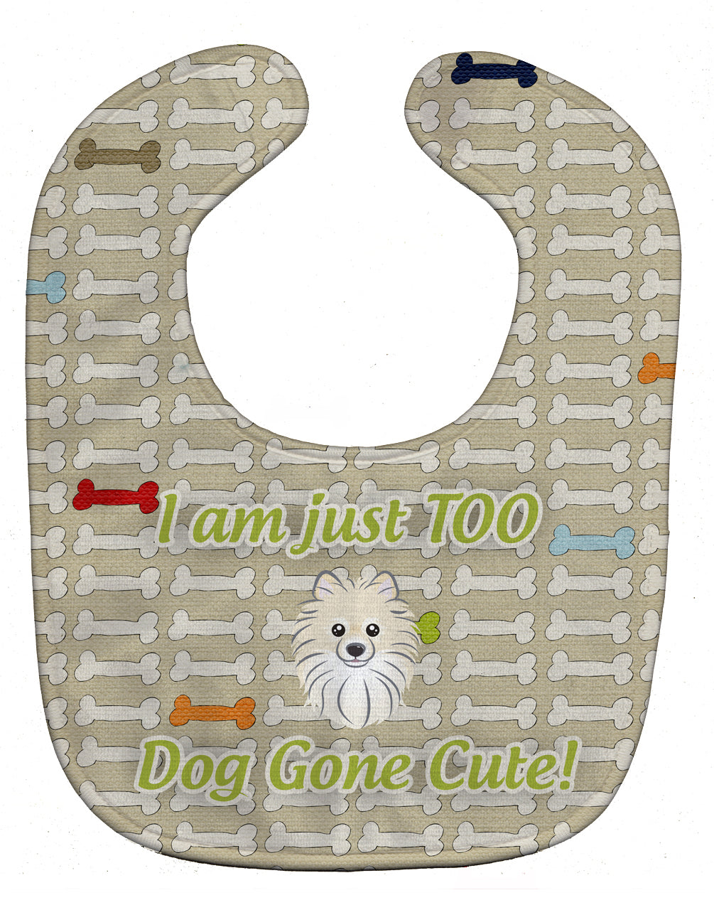 Too Cute Pomeranian Baby Bib BB5776BIB