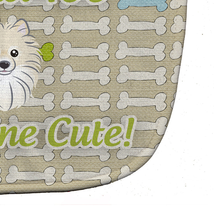Too Cute Pomeranian Baby Bib BB5776BIB