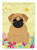 Easter Eggs Pug Brown Garden Flag Mailbox Decorative Yard Banner Outside Patio Artwork for Flower Beds, Garden Size, Multicolor