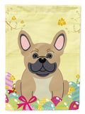 Easter Eggs French Bulldog Cream Garden Flag Mailbox Decorative Yard Banner Outside Patio Artwork for Flower Beds, Garden Size, Multicolor