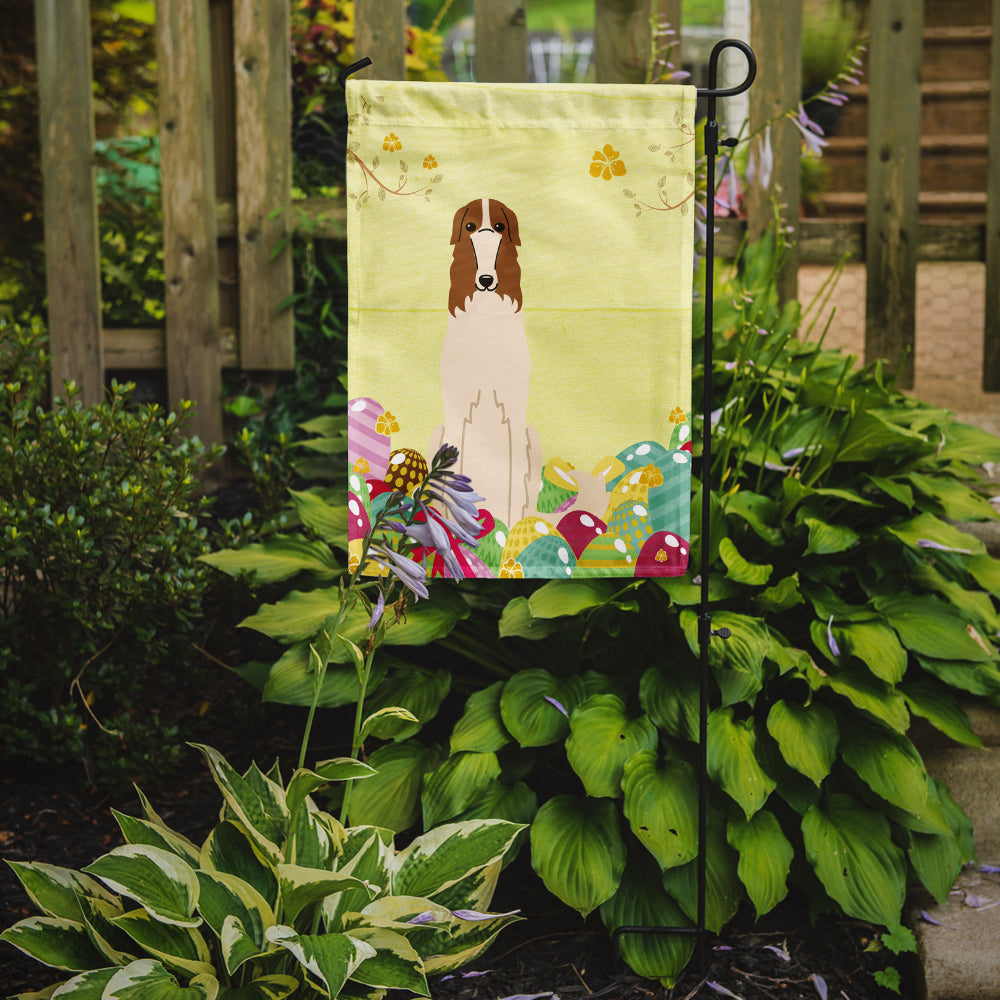 Easter Eggs Borzoi Garden Flag Mailbox Decorative Yard Banner Outside Patio Artwork for Flower Beds, Garden Size, Multicolor