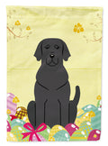 Easter Eggs Black Labrador Garden Flag Mailbox Decorative Yard Banner Outside Patio Artwork for Flower Beds, Garden Size, Multicolor