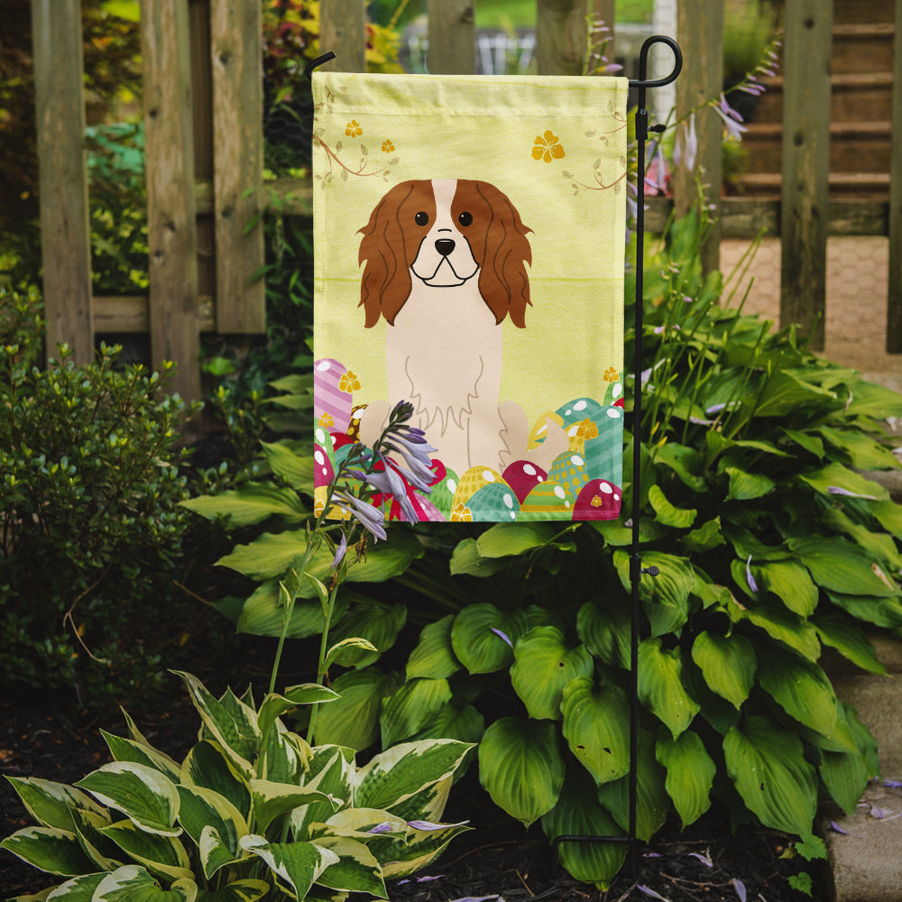 Easter Eggs Cavalier Spaniel Garden Flag Mailbox Decorative Yard Banner Outside Patio Artwork for Flower Beds, Garden Size, Multicolor