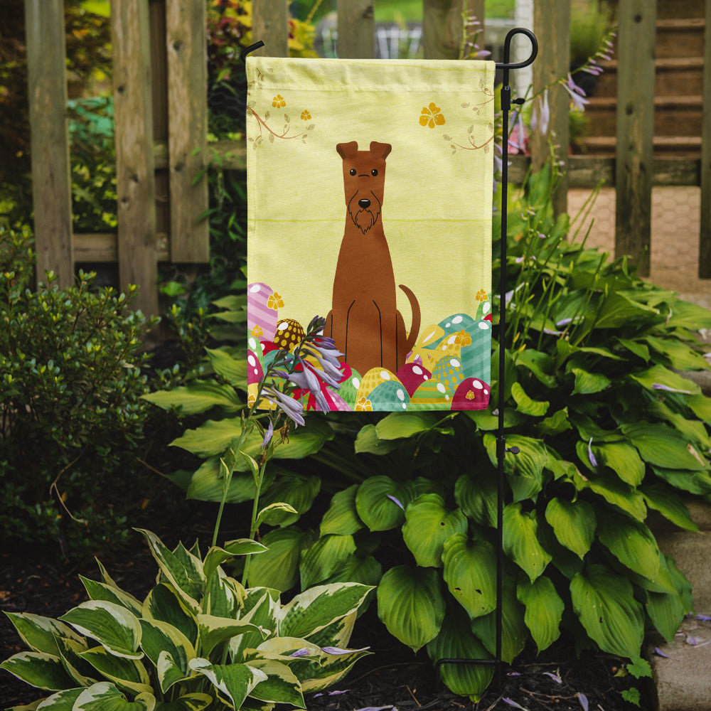 Easter Eggs Irish Terrier Garden Flag Mailbox Decorative Yard Banner Outside Patio Artwork for Flower Beds, Garden Size, Multicolor