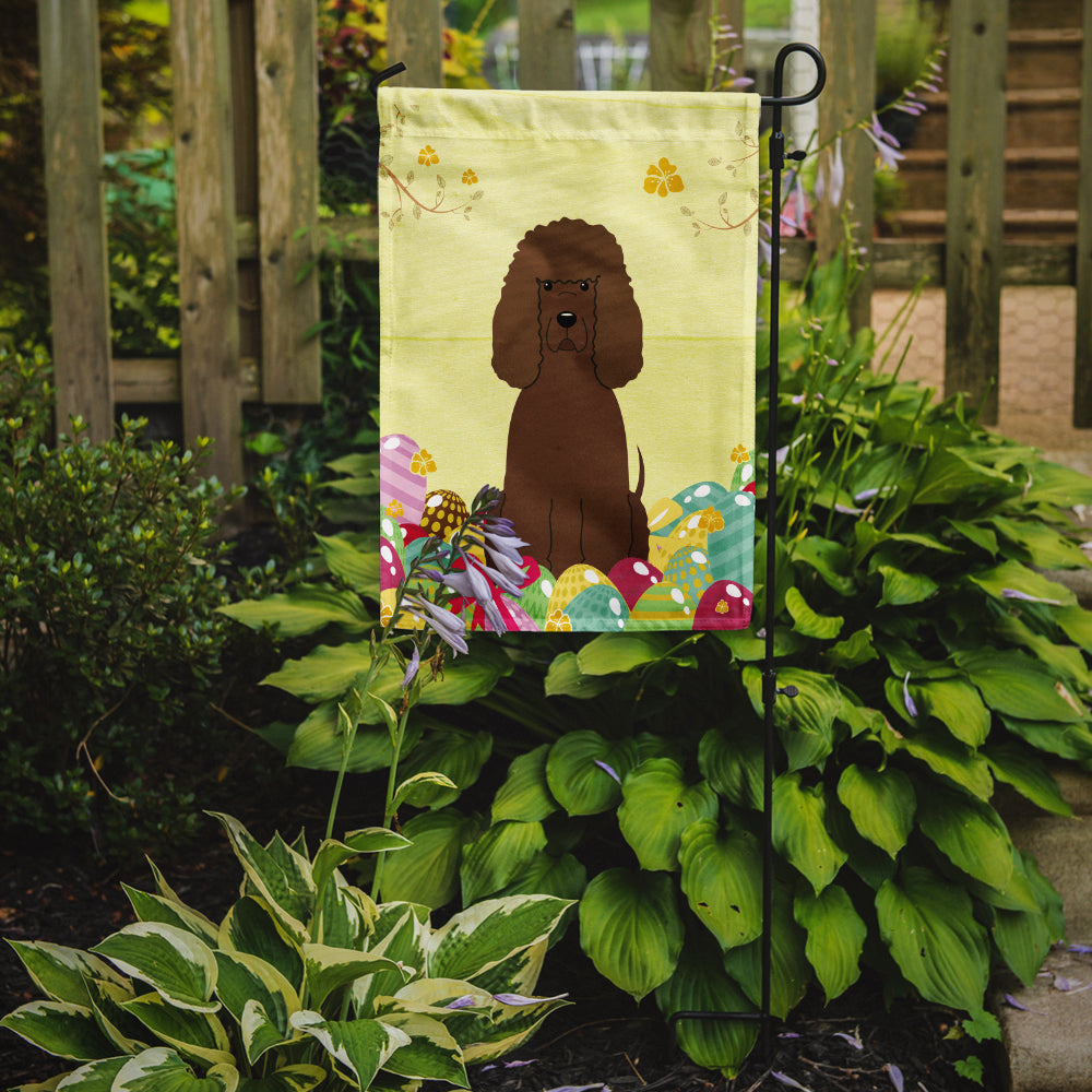 Easter Eggs Irish Water Spaniel Garden Flag Mailbox Decorative Yard Banner Outside Patio Artwork for Flower Beds, Garden Size, Multicolor