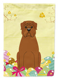 Easter Eggs Dogue de Bourdeaux Garden Flag Mailbox Decorative Yard Banner Outside Patio Artwork for Flower Beds, Garden Size, Multicolor