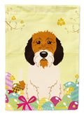 Easter Eggs Petit Basset Griffon Veenden Garden Flag Mailbox Decorative Yard Banner Outside Patio Artwork for Flower Beds, Garden Size, Multicolor