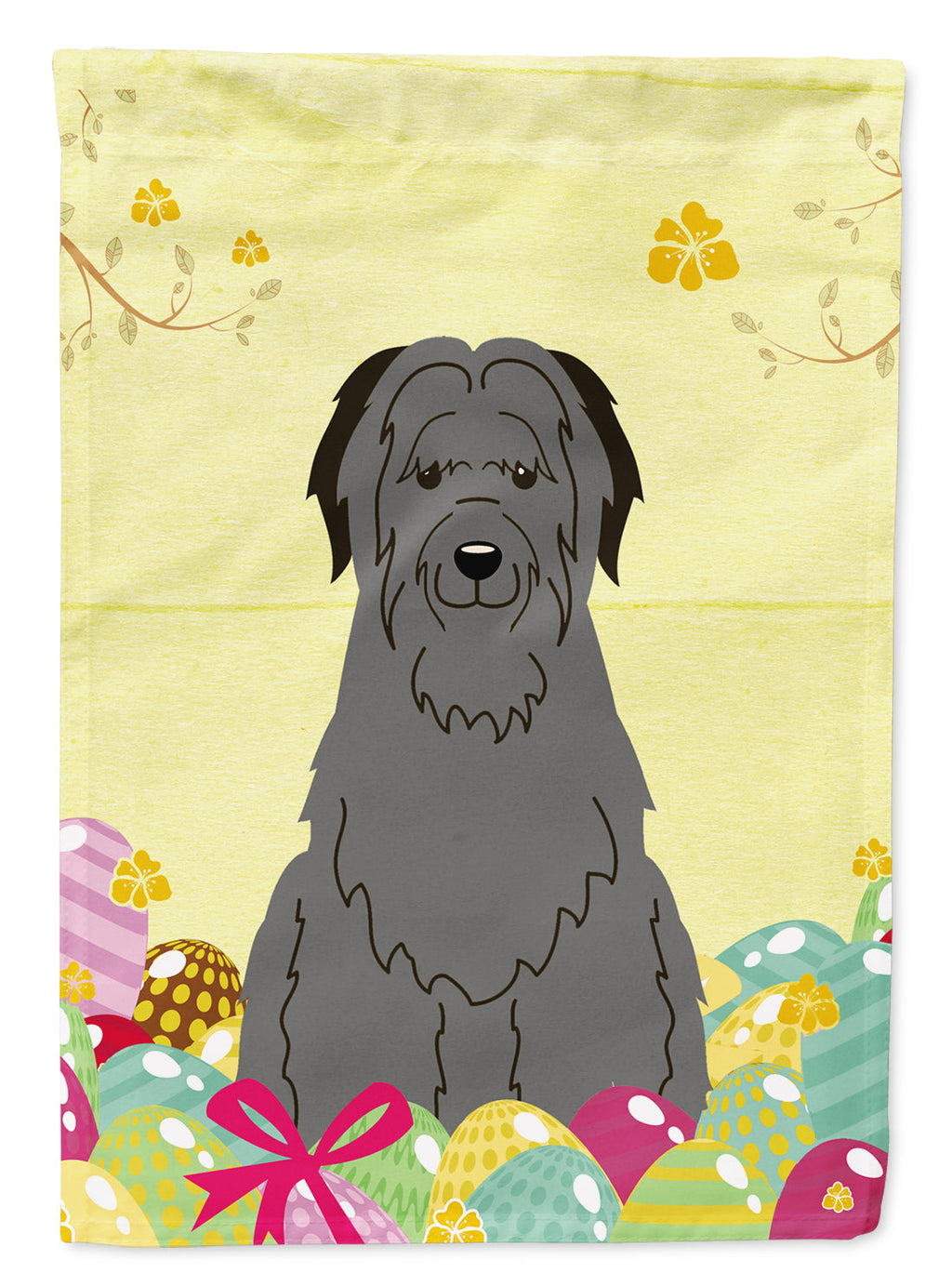 Easter Eggs Briard Black Garden Flag Mailbox Decorative Yard Banner Outside Patio Artwork for Flower Beds, Garden Size, Multicolor