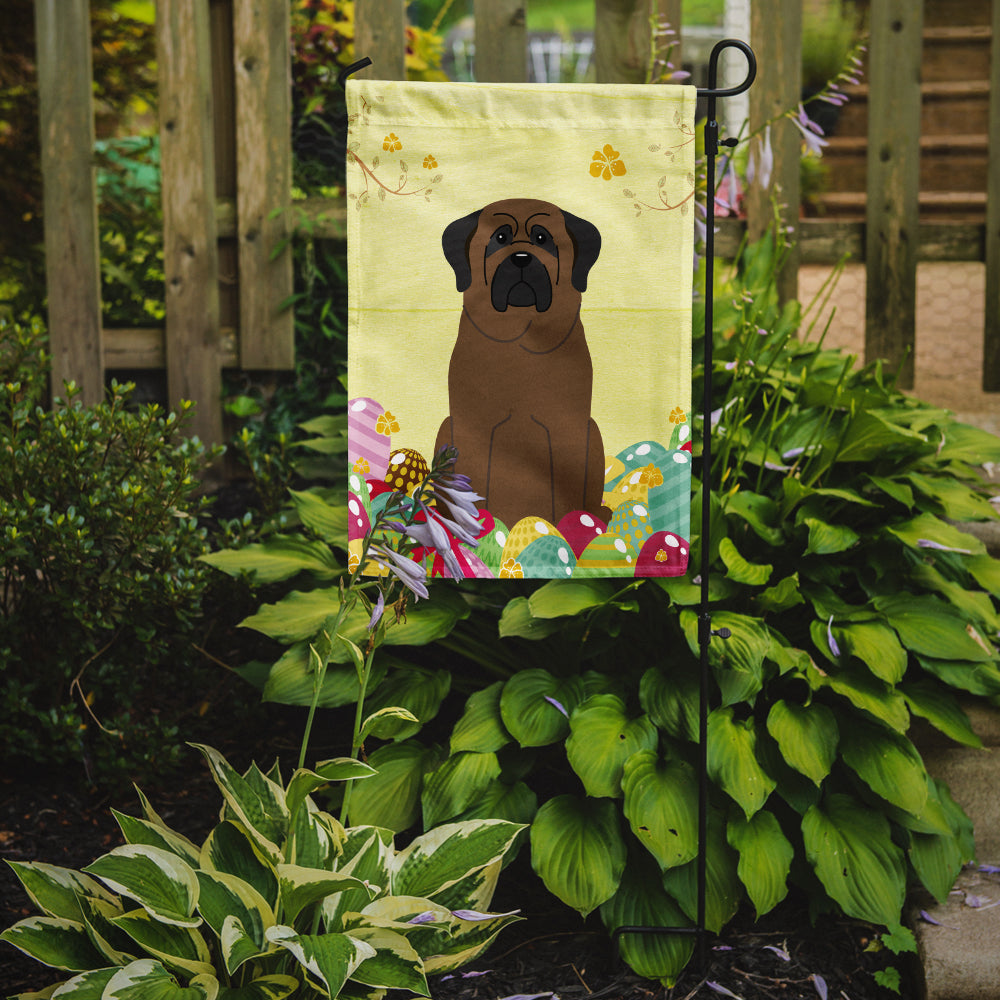 Easter Eggs Bullmastiff Garden Flag Mailbox Decorative Yard Banner Outside Patio Artwork for Flower Beds, Garden Size, Multicolor