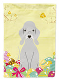 Easter Eggs Bedlington Terrier Blue Garden Flag Mailbox Decorative Yard Banner Outside Patio Artwork for Flower Beds, Garden Size, Multicolor