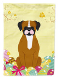 Easter Eggs Flashy Fawn Boxer Garden Flag Mailbox Decorative Yard Banner Outside Patio Artwork for Flower Beds, Garden Size, Multicolor