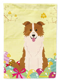 Easter Eggs Border Collie Red White Garden Flag Mailbox Decorative Yard Banner Outside Patio Artwork for Flower Beds, Garden Size, Multicolor