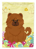 Easter Eggs Chow Chow Red Garden Flag Mailbox Decorative Yard Banner Outside Patio Artwork for Flower Beds, Garden Size, Multicolor