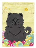 Easter Eggs Chow Chow Black Garden Flag Mailbox Decorative Yard Banner Outside Patio Artwork for Flower Beds, Garden Size, Multicolor