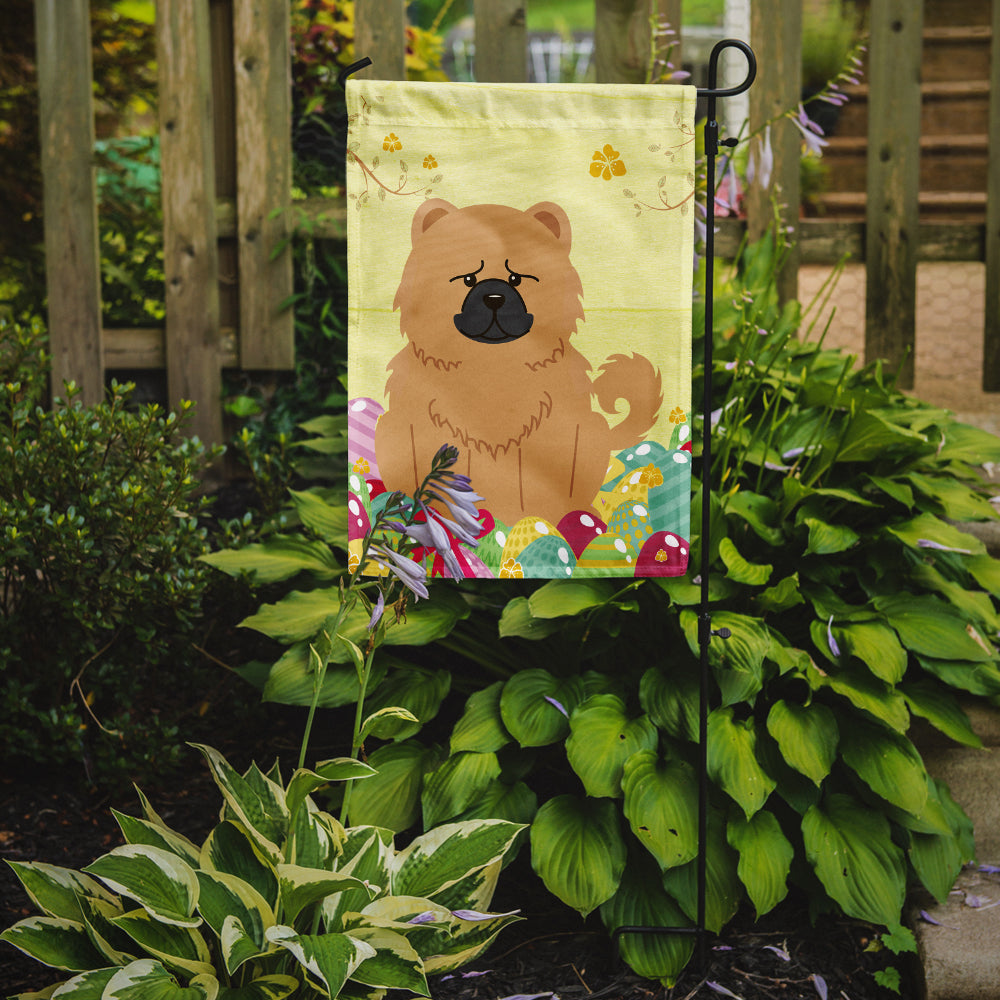Easter Eggs Chow Chow Cream Garden Flag Mailbox Decorative Yard Banner Outside Patio Artwork for Flower Beds, Garden Size, Multicolor