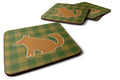 Brown Wolf Foam Coasters Set of 4 Cup Coasters for Indoor Outdoor, Tabletop Protection, Anti Slip, Mouse pad Material