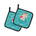 Unicorn Ballerina Pot Holder Set of 2 | Quilted Hot Pads