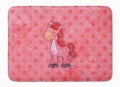 Polkadot Horse Watercolor Memory Foam Kitchen Mat Machine Washable Anti-Fatigue Cushion Comfort Bath or Kitchen Rug