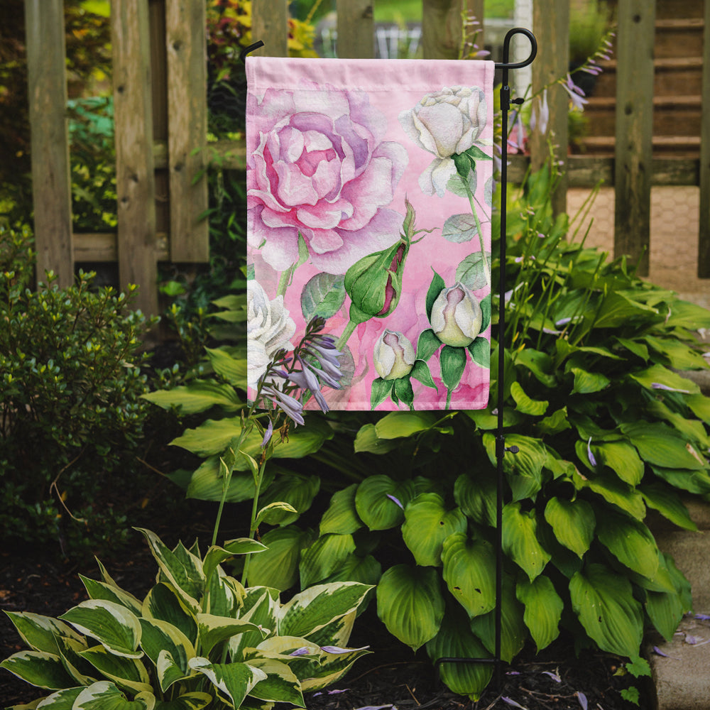 Rose Garden Garden Flag Mailbox Decorative Yard Banner Outside Patio Artwork for Flower Beds, Garden Size, Multicolor