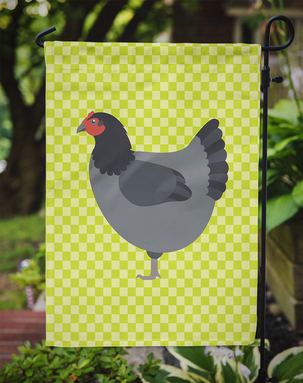 Jersey Giant Chicken Green Garden Flag Mailbox Decorative Yard Banner Outside Patio Artwork for Flower Beds, Garden Size, Multicolor