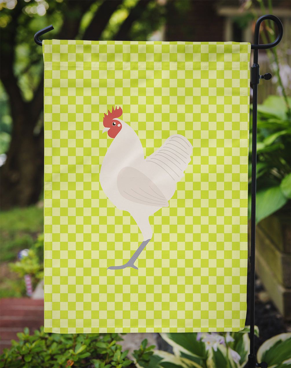 German Langshan Chicken Green Garden Flag Mailbox Decorative Yard Banner Outside Patio Artwork for Flower Beds, Garden Size, Multicolor
