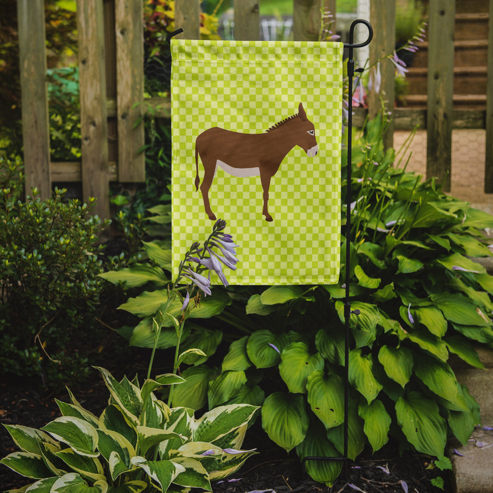 Cotentin Donkey Green Garden Flag Mailbox Decorative Yard Banner Outside Patio Artwork for Flower Beds, Garden Size, Multicolor