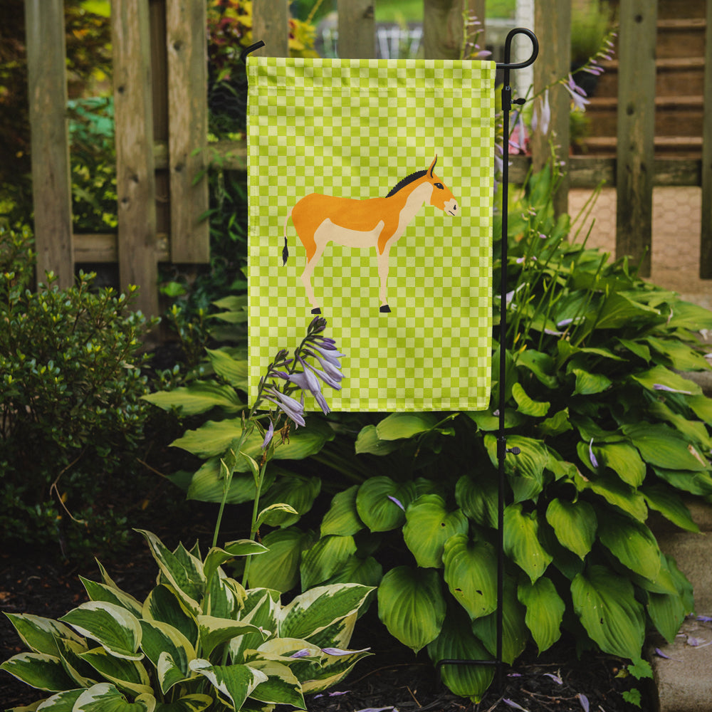 Turkmenian Kulan Donkey Green Garden Flag Mailbox Decorative Yard Banner Outside Patio Artwork for Flower Beds, Garden Size, Multicolor