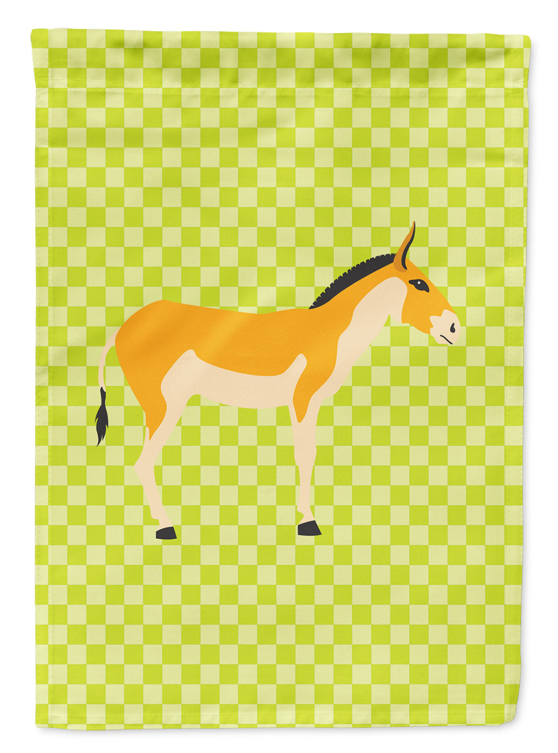 Turkmenian Kulan Donkey Green Garden Flag Mailbox Decorative Yard Banner Outside Patio Artwork for Flower Beds, Garden Size, Multicolor