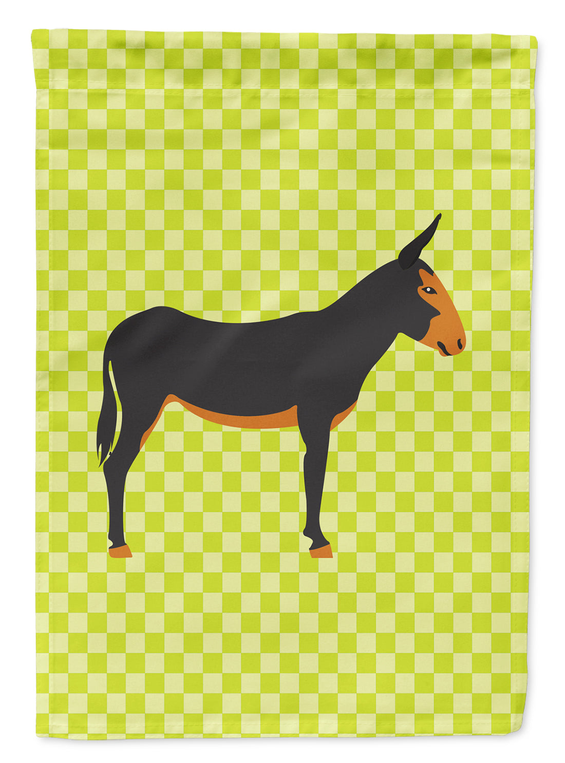 Catalan Donkey Green Garden Flag Mailbox Decorative Yard Banner Outside Patio Artwork for Flower Beds, Garden Size, Multicolor