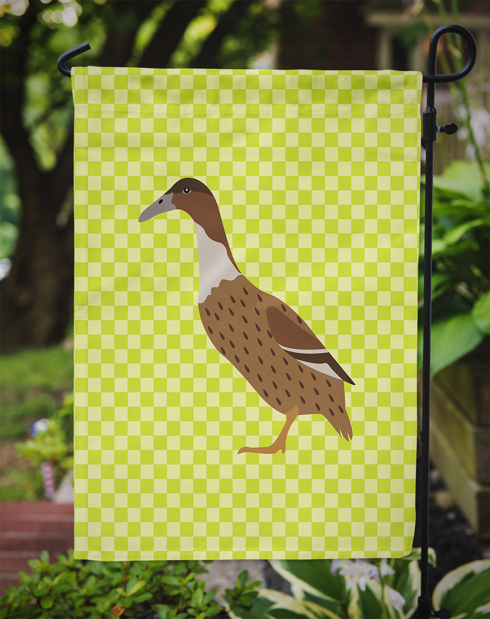 Dutch Hook Bill Duck Green Garden Flag Mailbox Decorative Yard Banner Outside Patio Artwork for Flower Beds, Garden Size, Multicolor