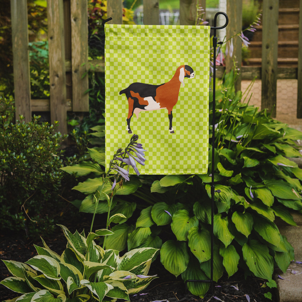 Anglo-nubian Nubian Goat Green Garden Flag Mailbox Decorative Yard Banner Outside Patio Artwork for Flower Beds, Garden Size, Multicolor