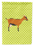 Oberhasli Goat Green Garden Flag Mailbox Decorative Yard Banner Outside Patio Artwork for Flower Beds, Garden Size, Multicolor