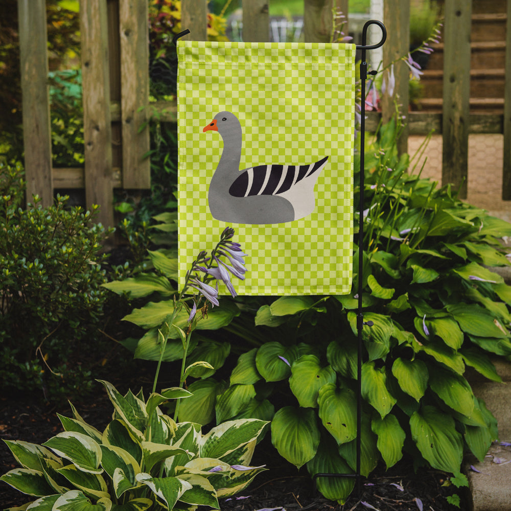 Pilgrim Goose Green Garden Flag Mailbox Decorative Yard Banner Outside Patio Artwork for Flower Beds, Garden Size, Multicolor