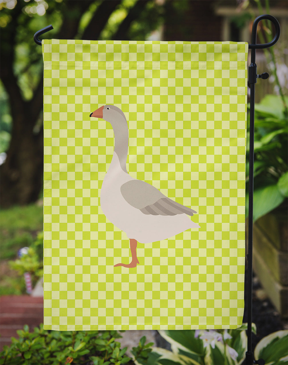 Steinbacher Goose Green Garden Flag Mailbox Decorative Yard Banner Outside Patio Artwork for Flower Beds, Garden Size, Multicolor