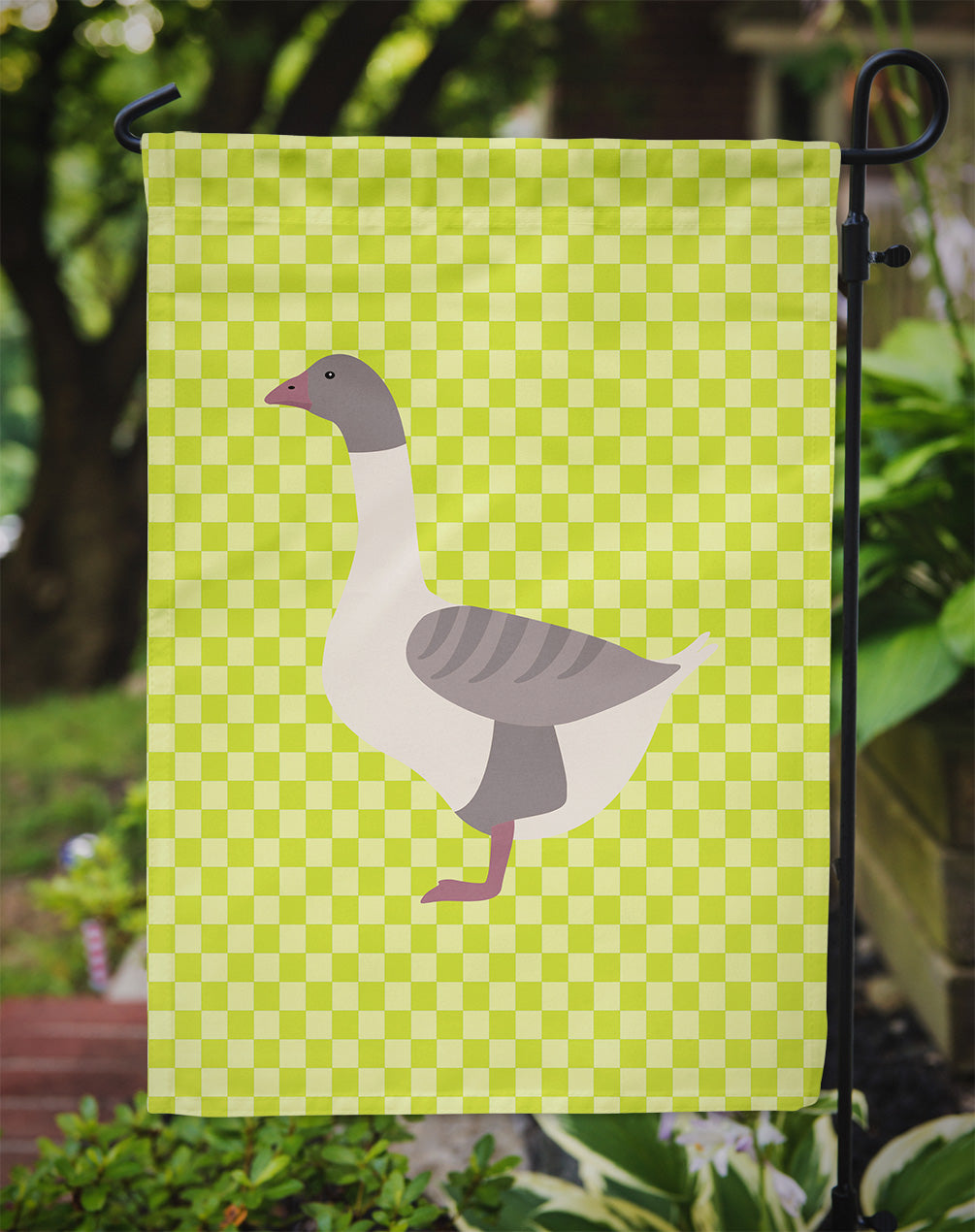 Buff Grey Back Goose Green Garden Flag Mailbox Decorative Yard Banner Outside Patio Artwork for Flower Beds, Garden Size, Multicolor