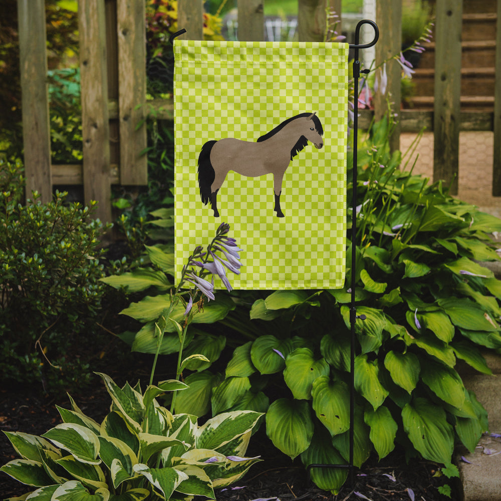Welsh Pony Horse Green Garden Flag Mailbox Decorative Yard Banner Outside Patio Artwork for Flower Beds, Garden Size, Multicolor
